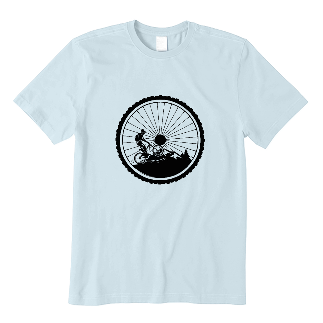 Mountain Bike Rider Sun & Nature T-shirt