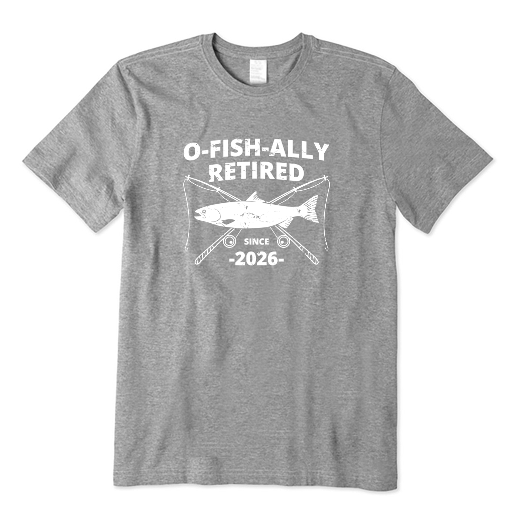 Personalized O-Fish-Ally Retired Since 2026 T-Shirt