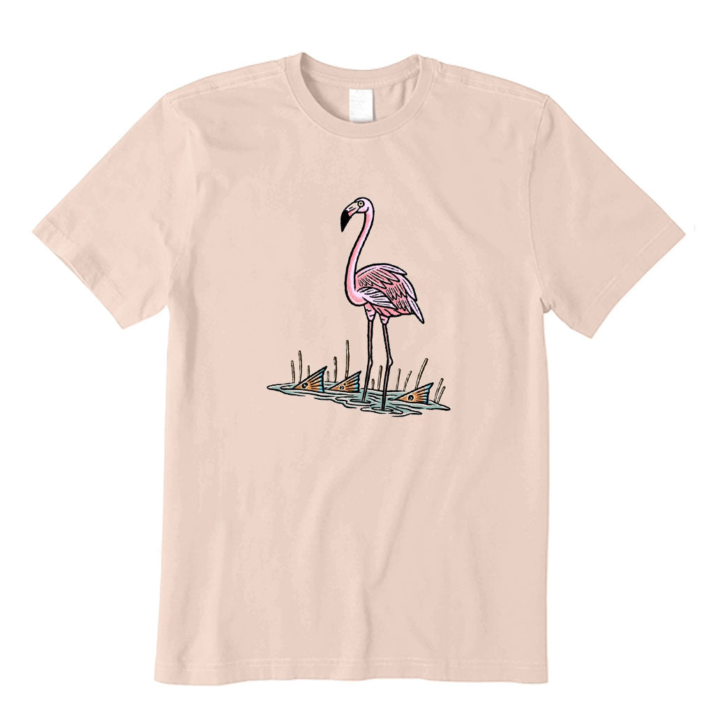Flamingo Redfish Fly Fishing T-Shirt