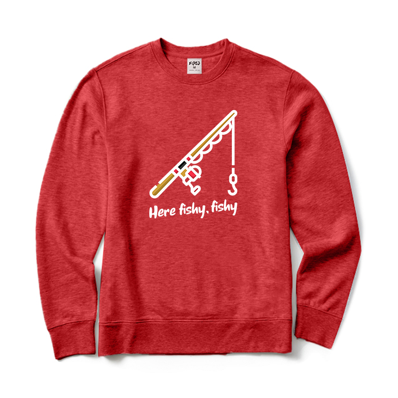 Here Fishy Crewneck Sweatshirt
