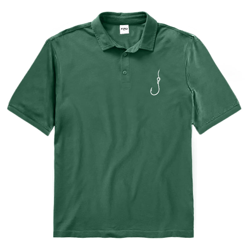 Fish Hook Polo Shirt