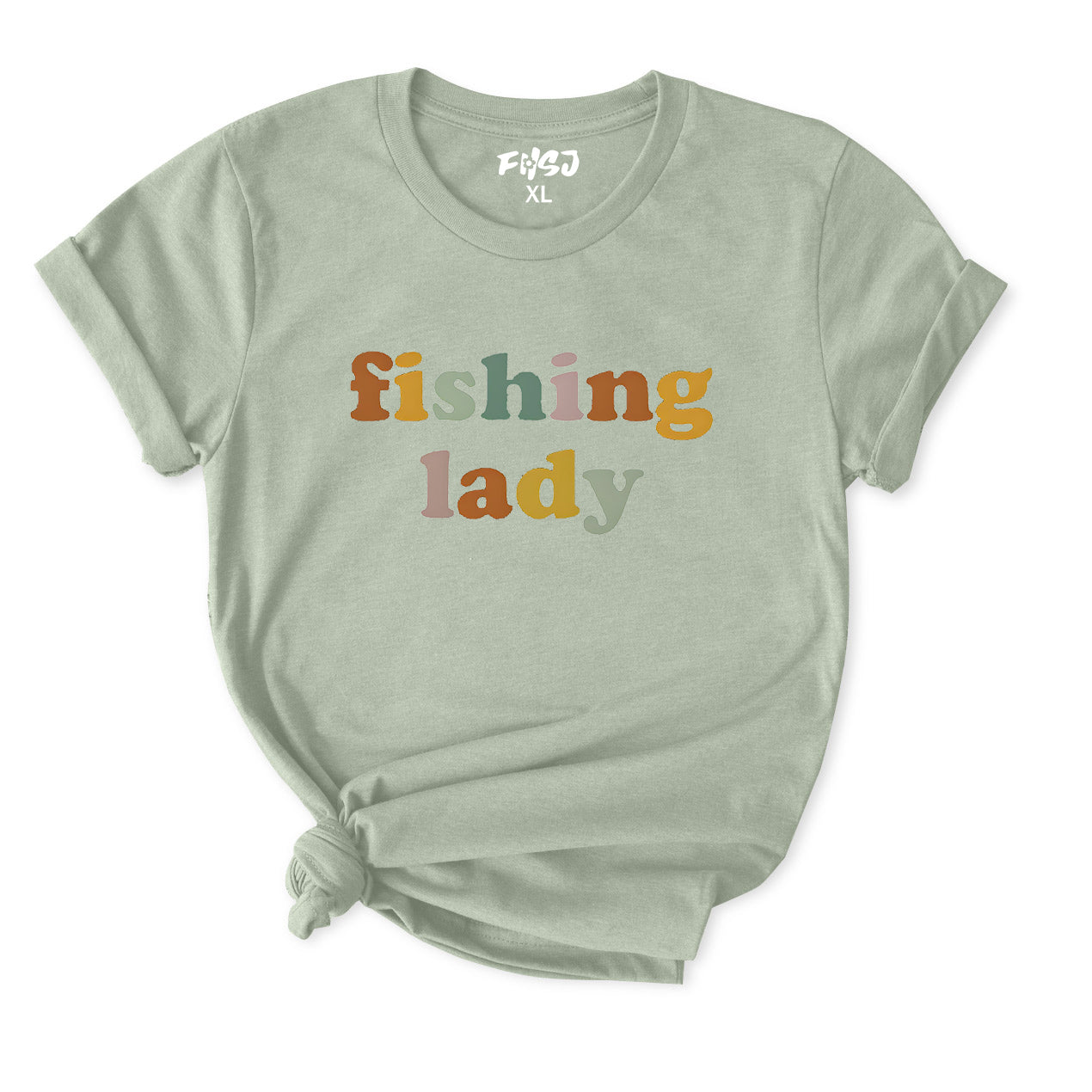 Fishing Lady T-Shirt for Women
