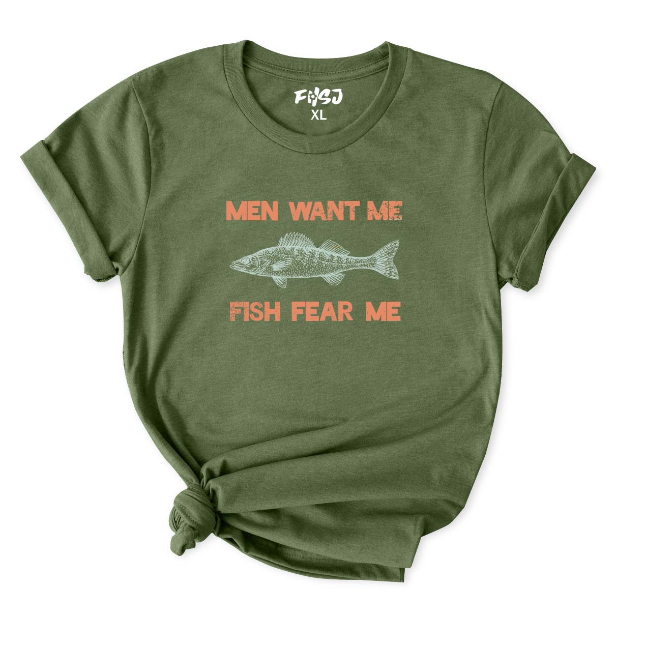 Men Want Me Fish Fear Me T-Shirt for Women