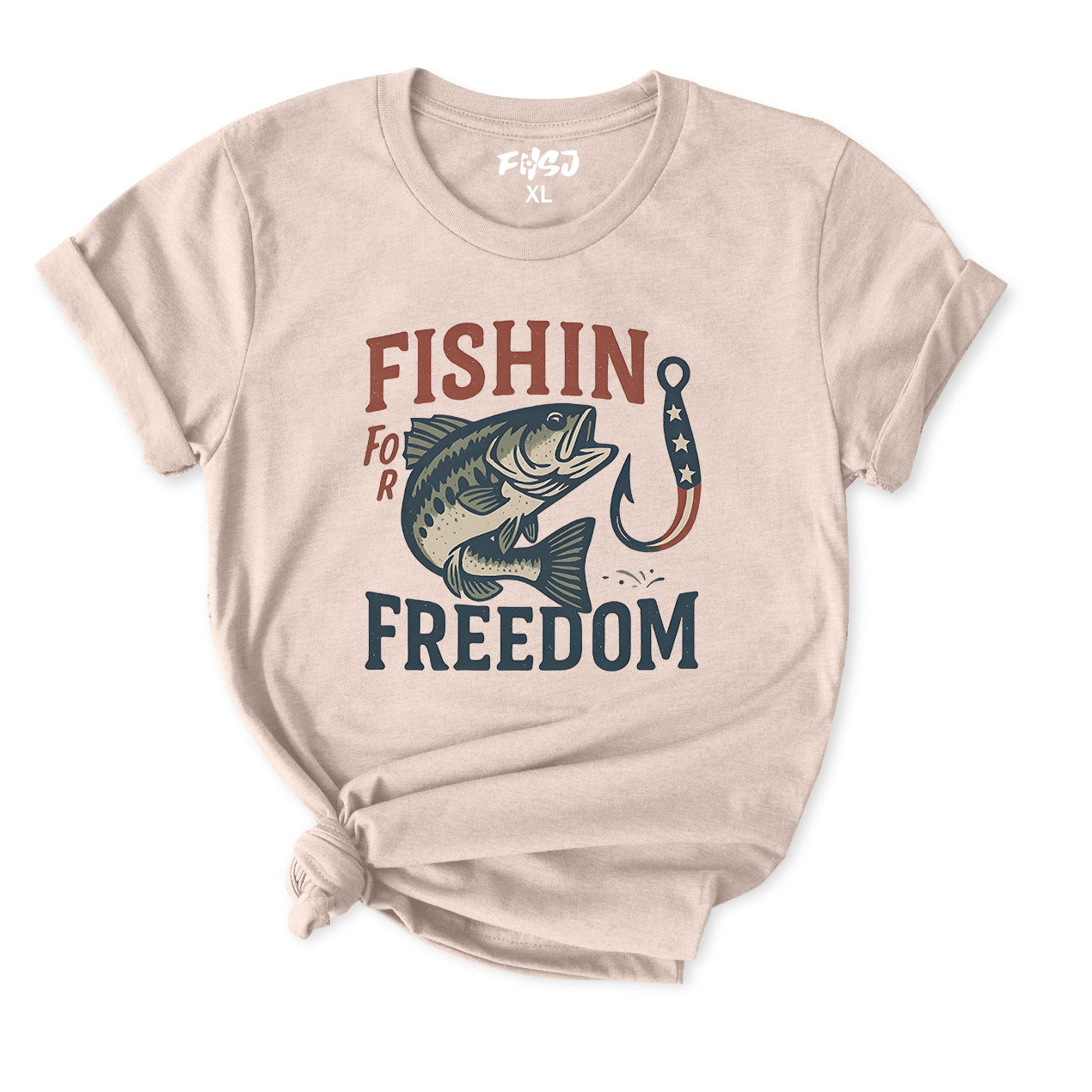 Fishin' for Freedom T-Shirt for Women