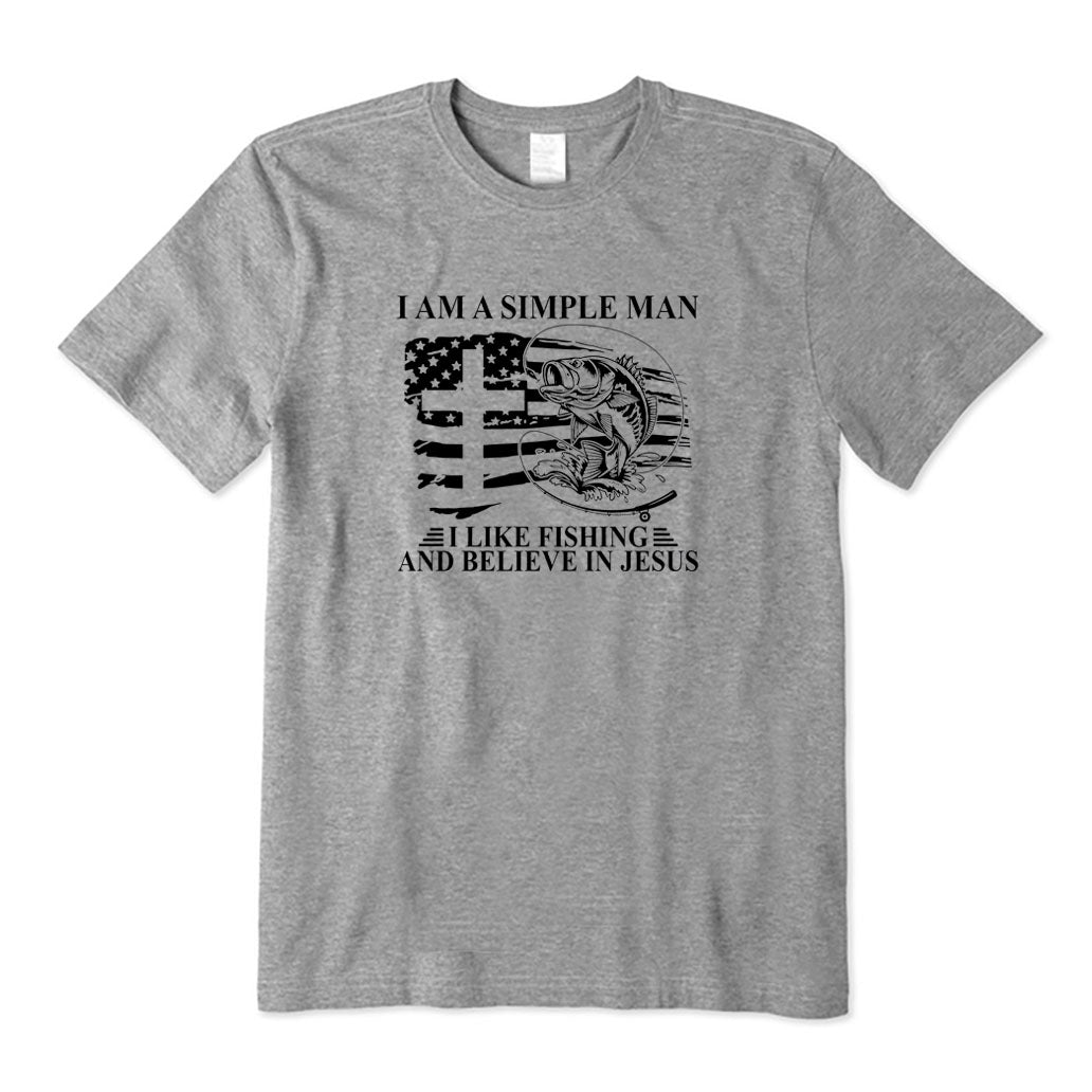 I Like Fishing And Believe In Jesus T-Shirt