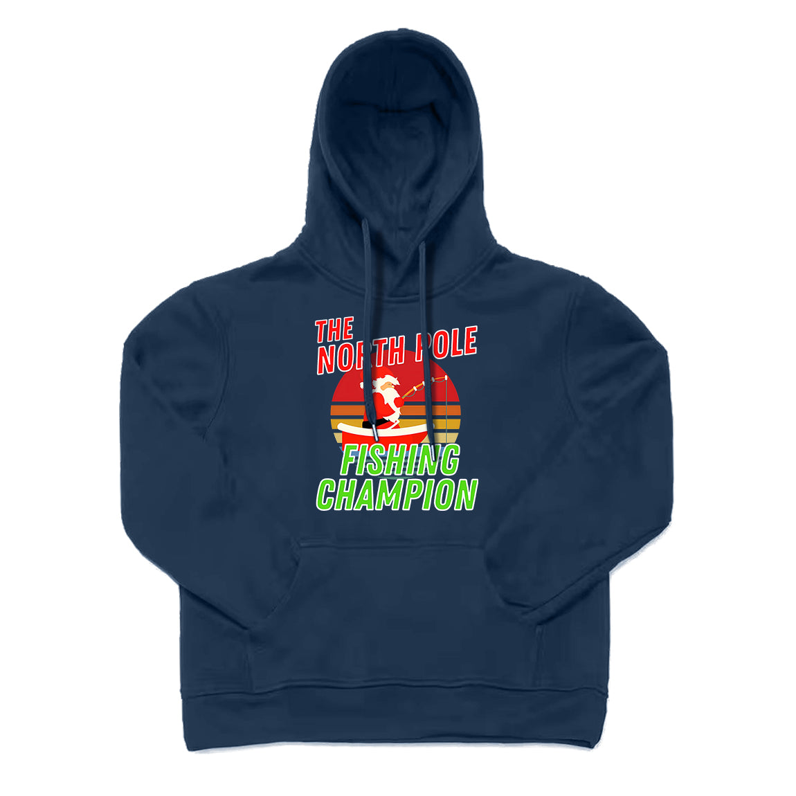 Santa Fishing Hoodie