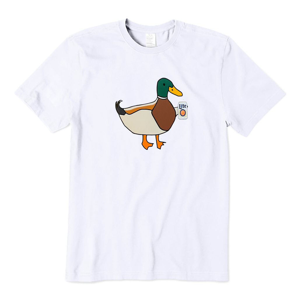 Mallard Duck with Beer T-shirt