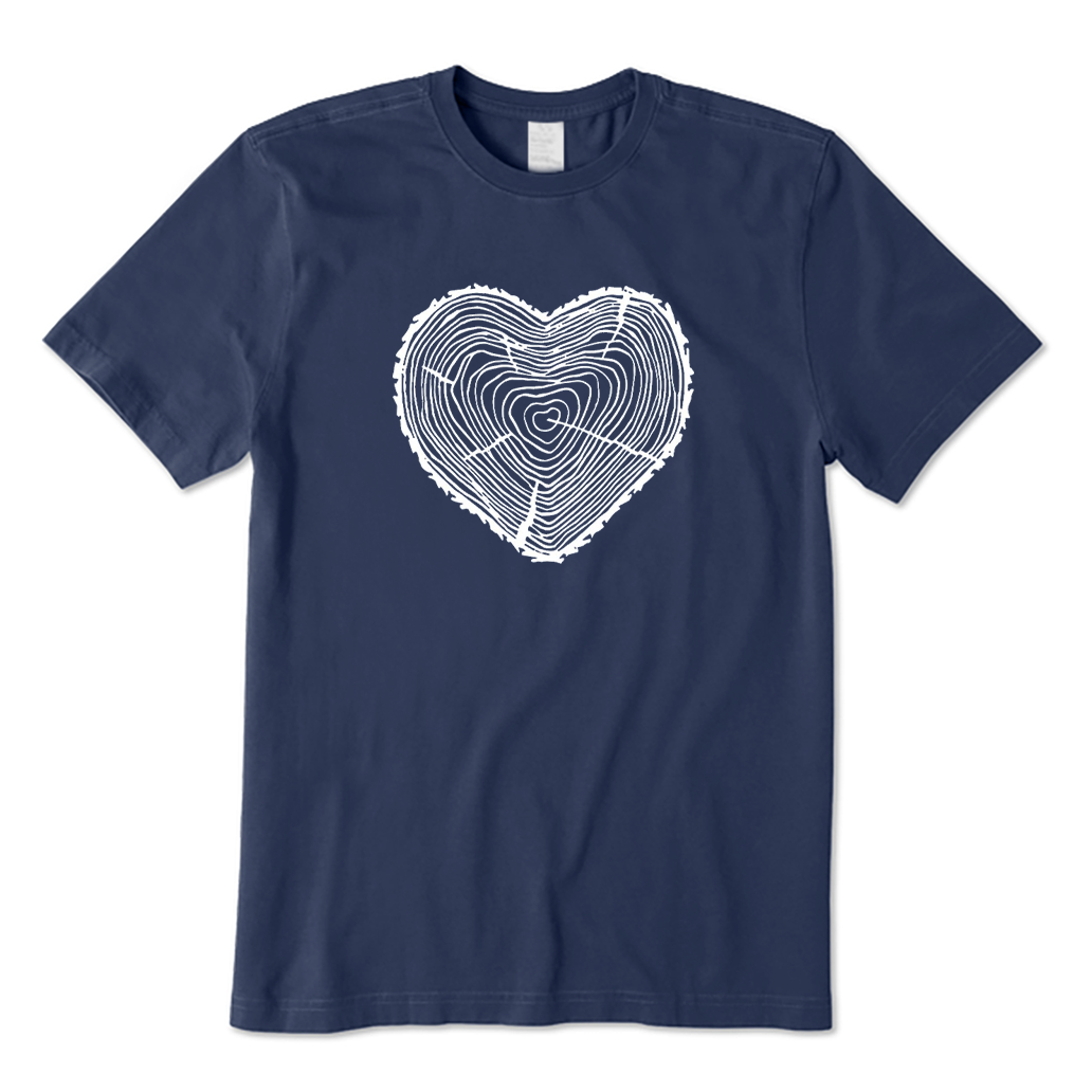 Tree Trunk Heart T-Shirt