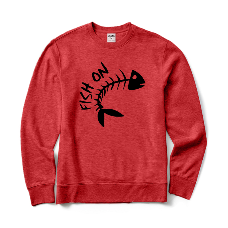 Fish On Crewneck Sweatshirt