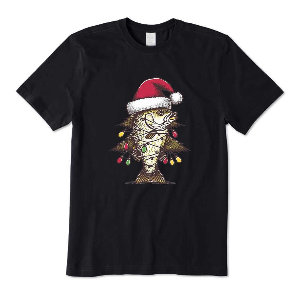 Crappie Fishing Christmas T-Shirt
