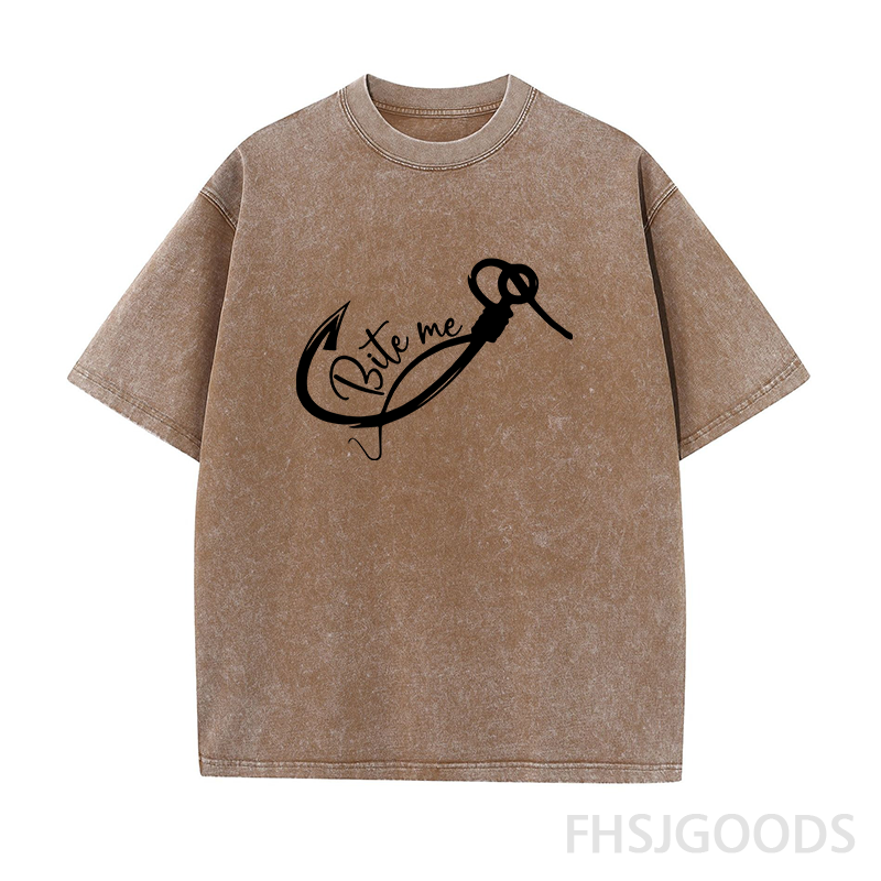 Bite Me Unisex Distressed T-Shirt
