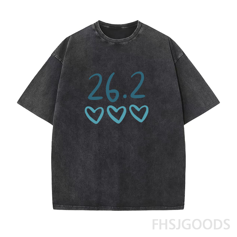 26.2 Runner Unisex Distressed T-Shirt