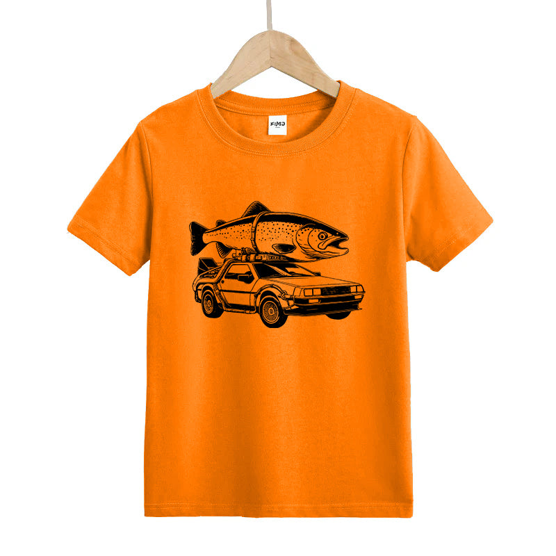 Moving A Big Trout Kids T-Shirt