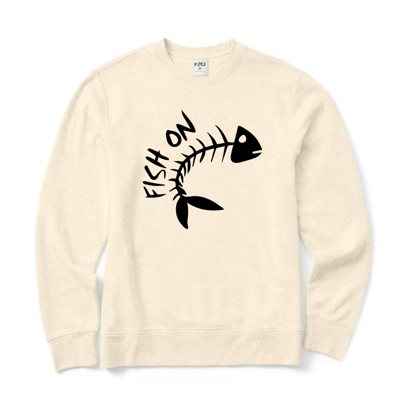 Fish On Crewneck Sweatshirt