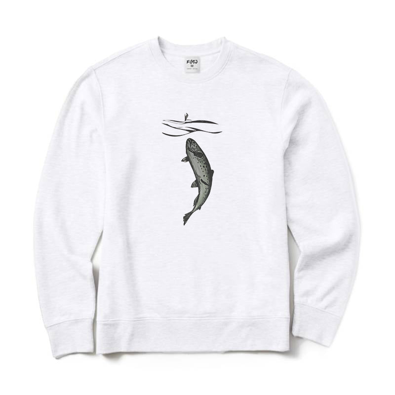 Trout Fishing Crewneck Sweatshirt