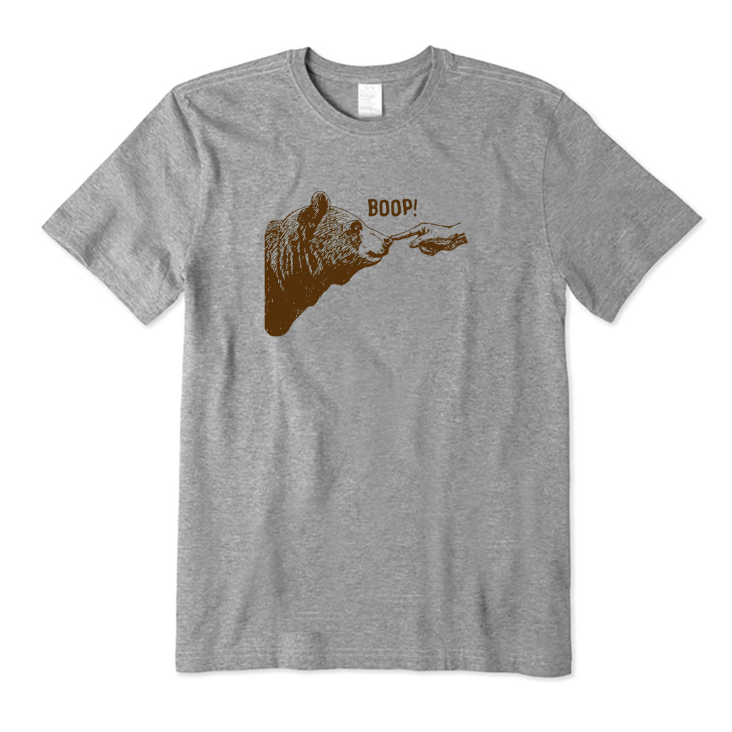 Boop Bear Finger Touching Nose T-Shirt