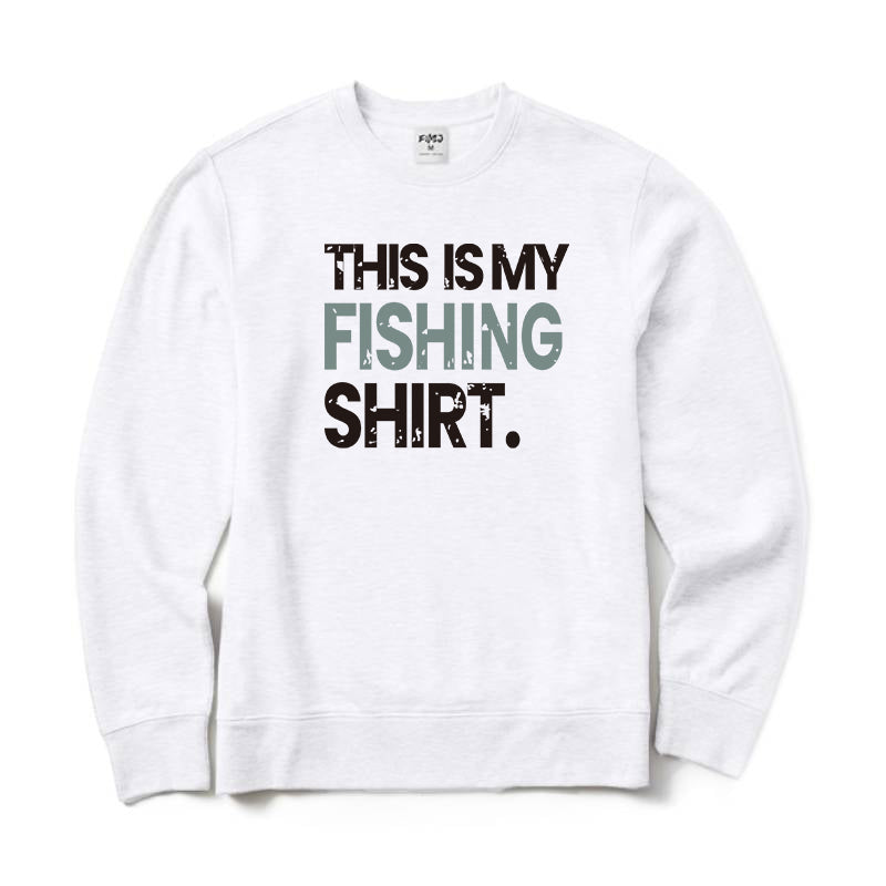 This Is My Fishing Shirt Crewneck Sweatshirt