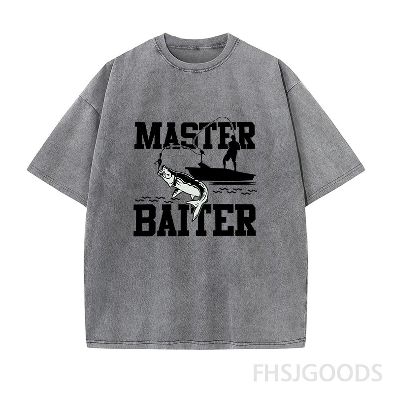 Master Baiter Fishing Unisex Distressed T-Shirt
