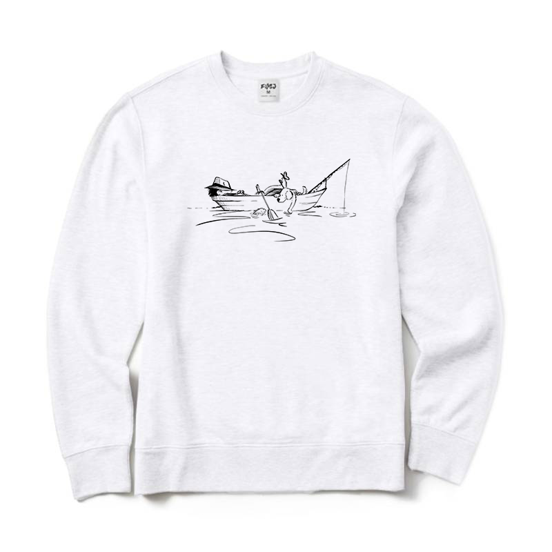 Relaxing in A Boat Crewneck Sweatshirt