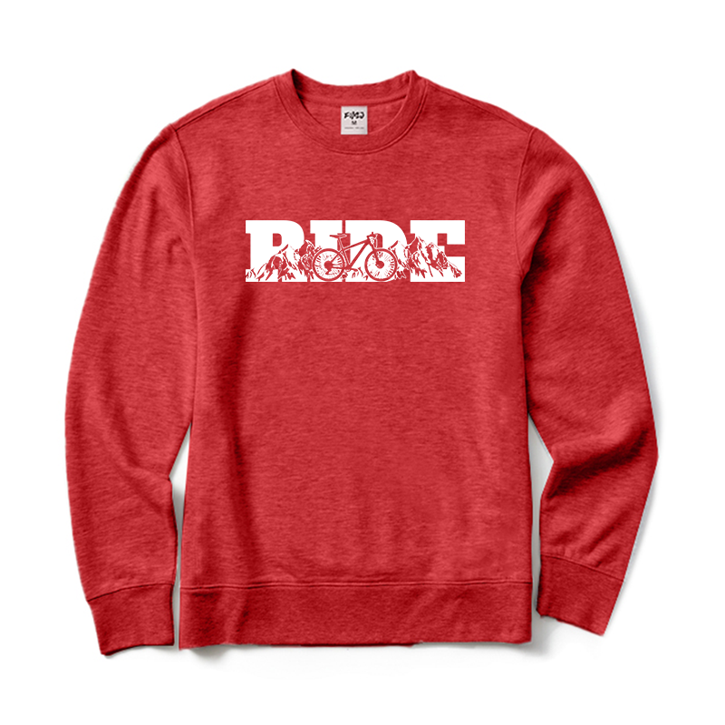 RIDE MOUNTAIN BIKE Crewneck Sweatshirt