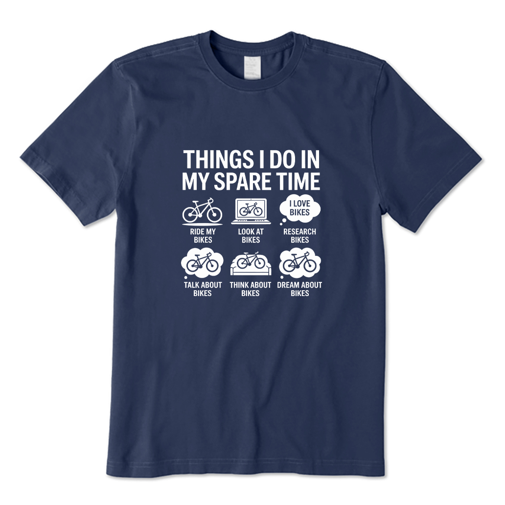 All My Spare Time Is Bikes T-shirt