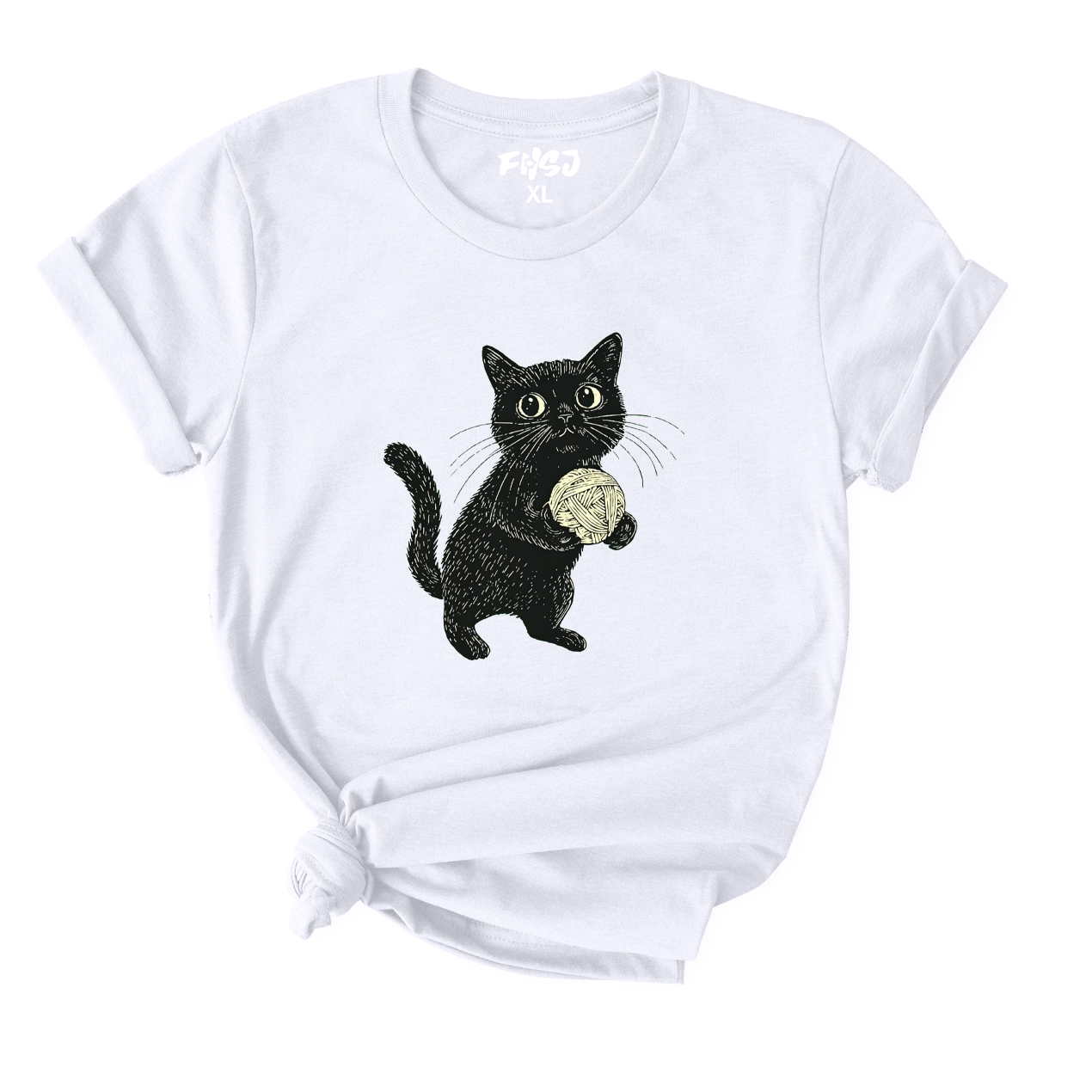 Cat Yarn T-Shirt for Women