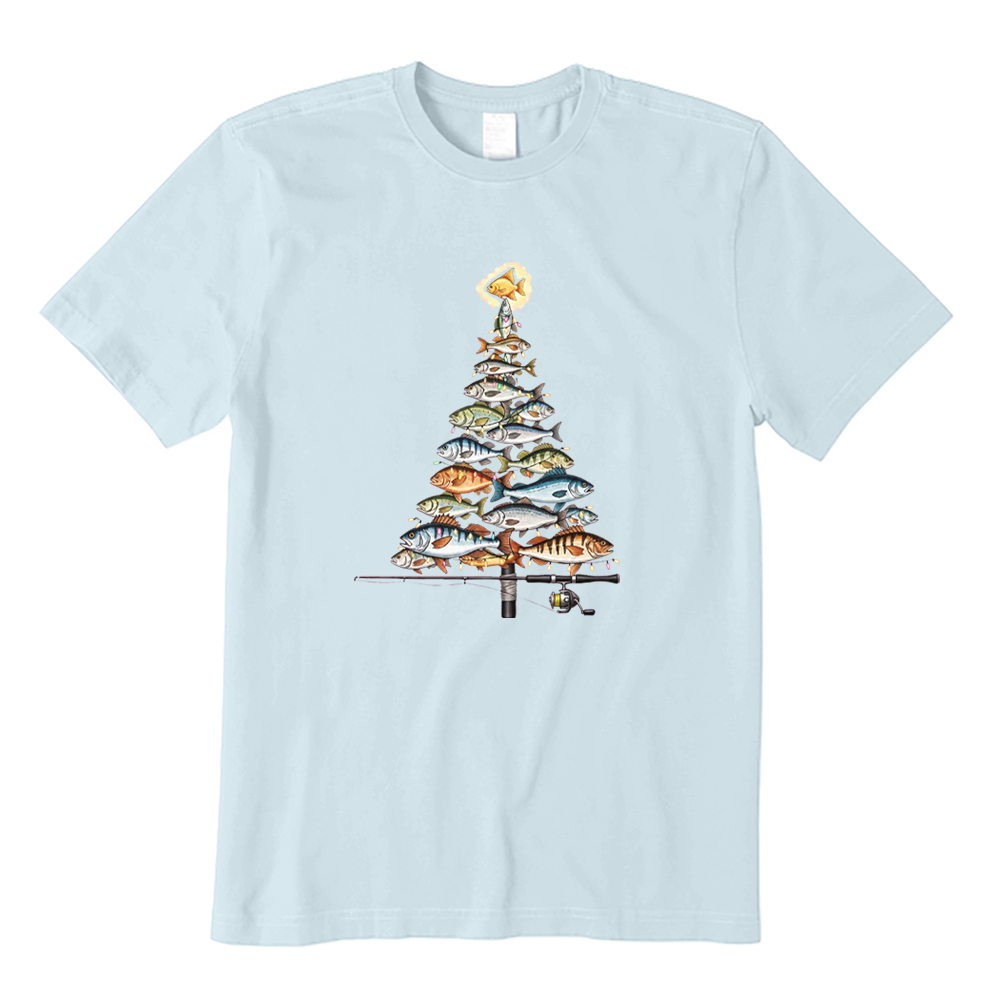 Christmas Fishing T-Shirt