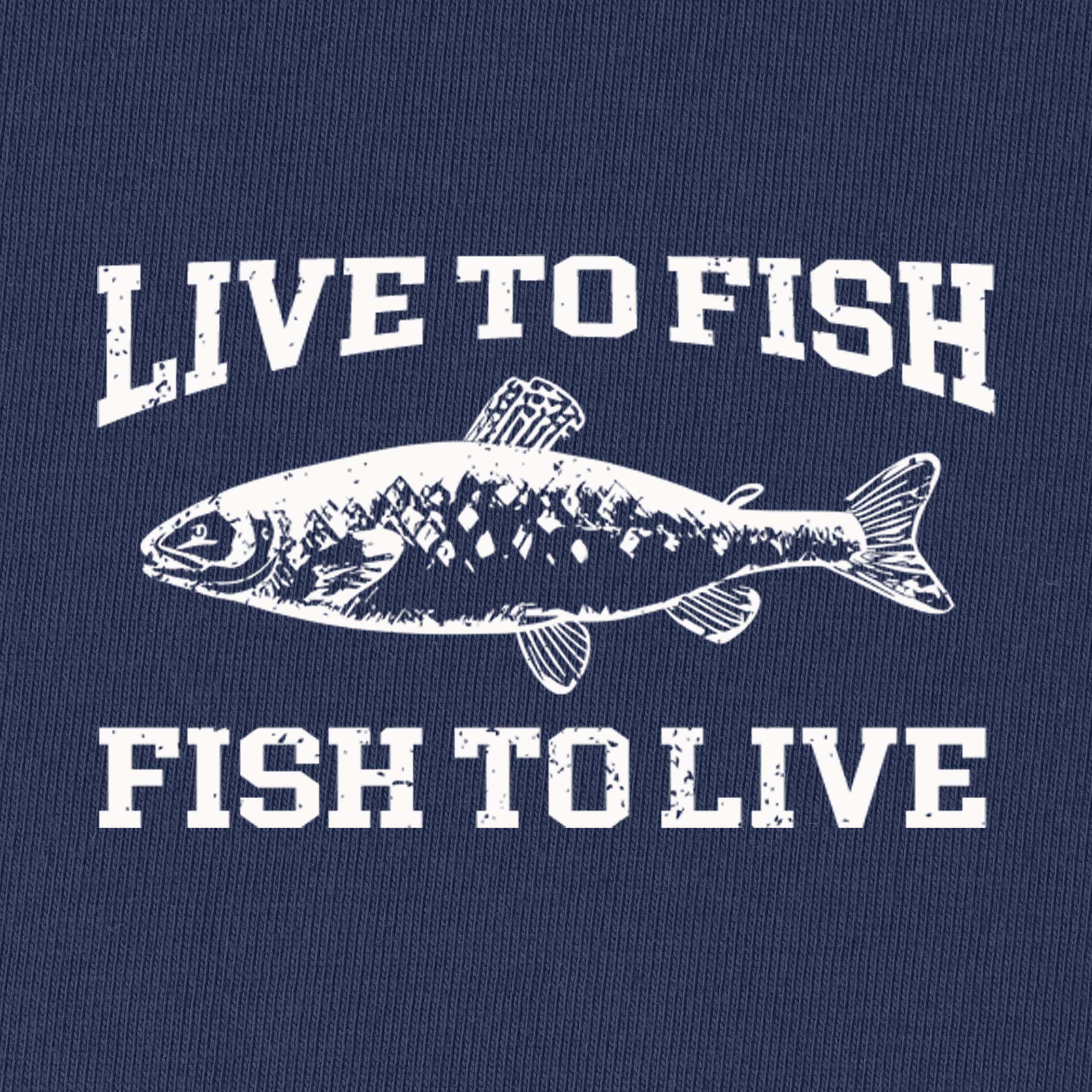 Live To Fish and Fish To Live T-Shirt