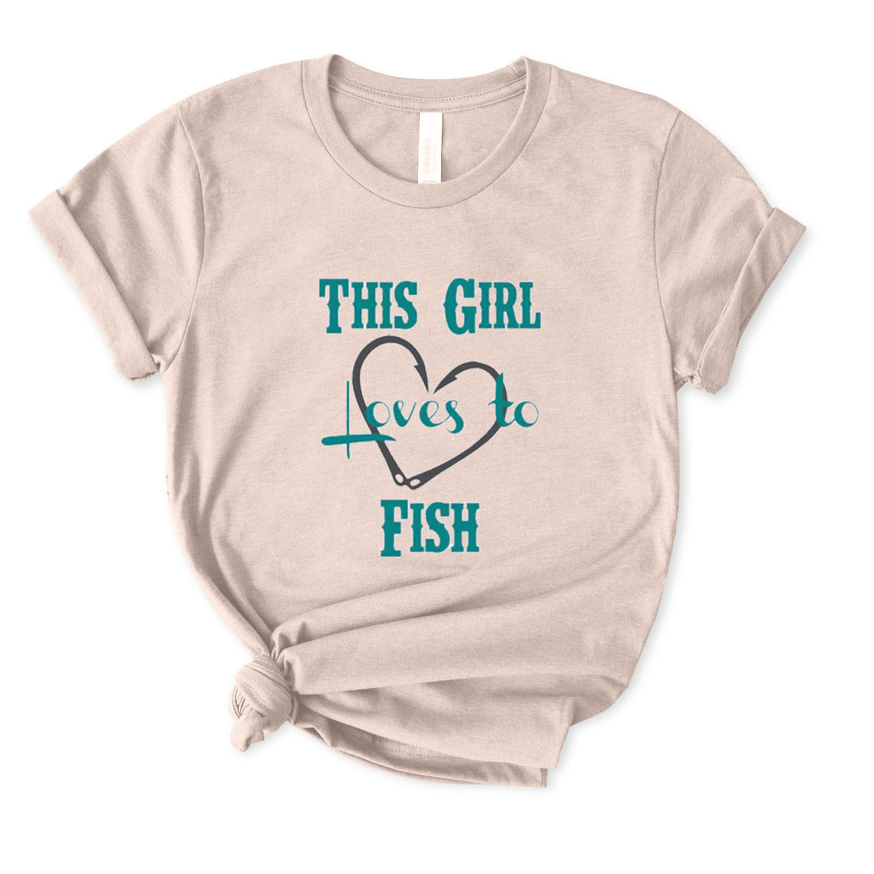 This Girl Loves To Fish T-Shirt for Women