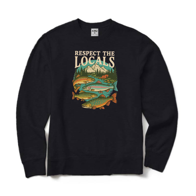 Respect The Locals Crewneck Sweatshirt