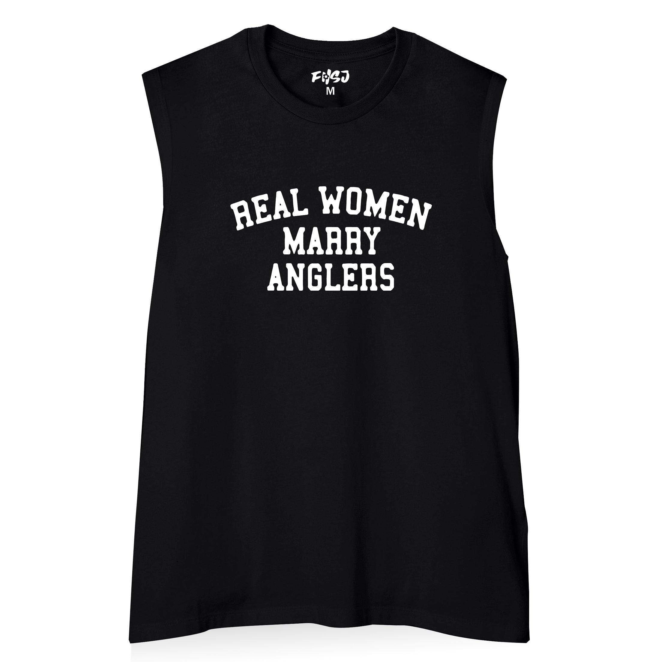 Women Angler Fishing Wife Tank Top