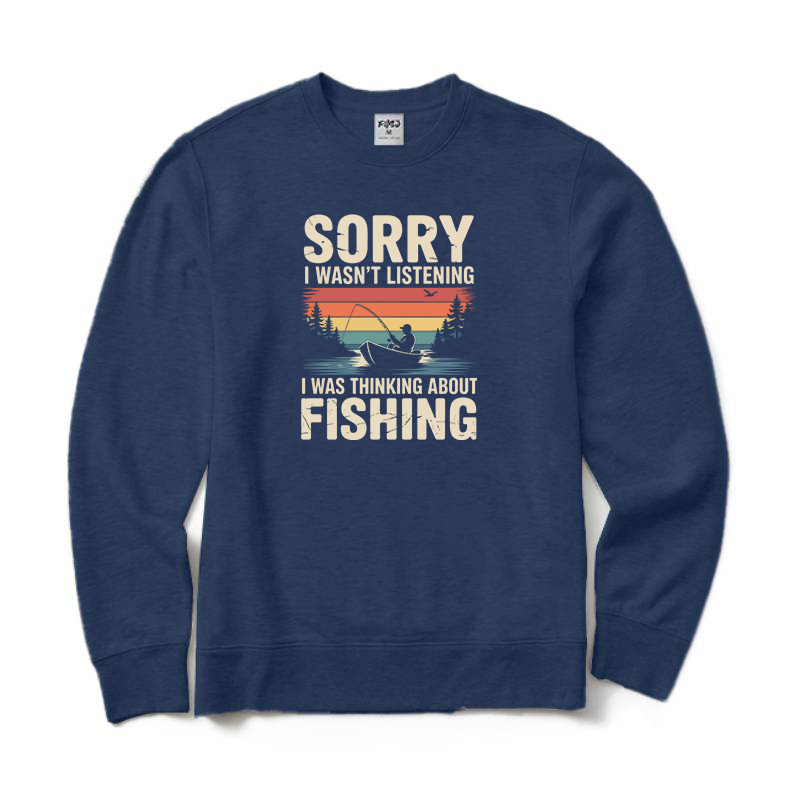 Cool Fishing Crewneck Sweatshirt