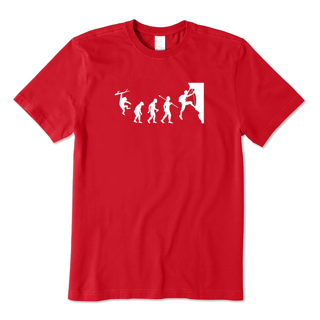 Evolution of Rock Climbing T-Shirt