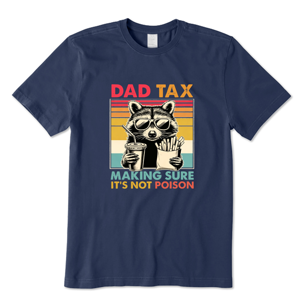 Dad Tax Raccoon Fast Food T-shirt