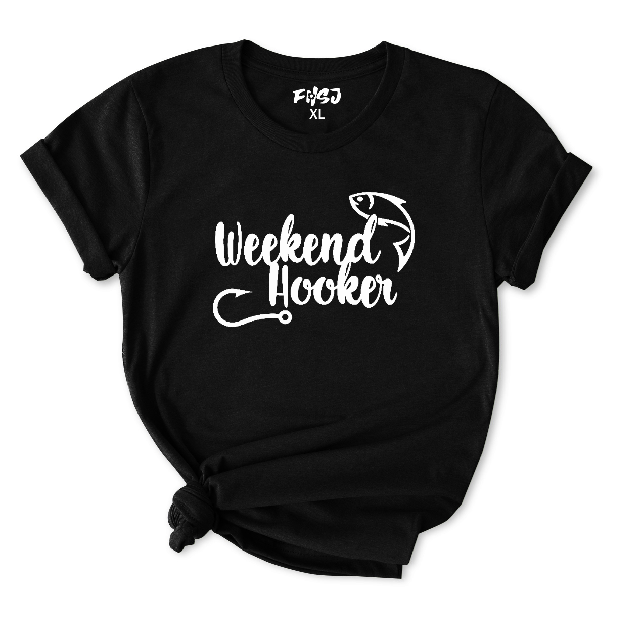 Weekend Hooker Fishing T-Shirt for Women