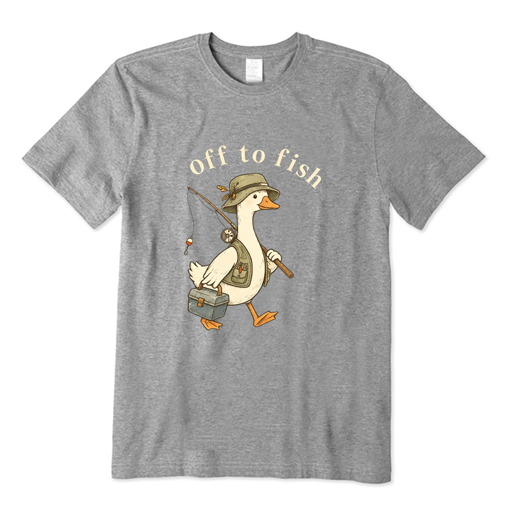 Goose Off To Fish T-shirt