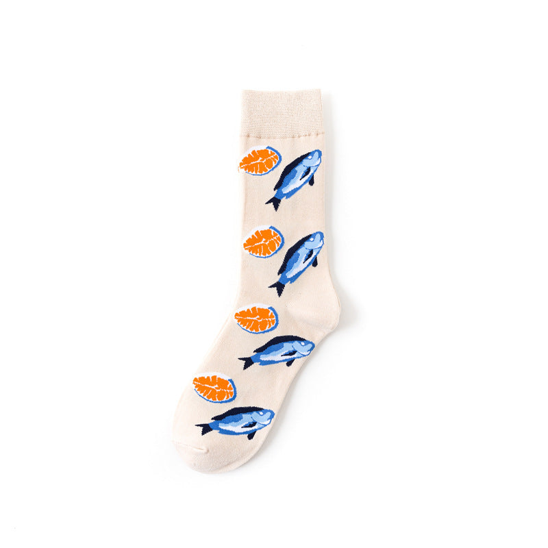 Fish Casual Daily Socks 1 Pack