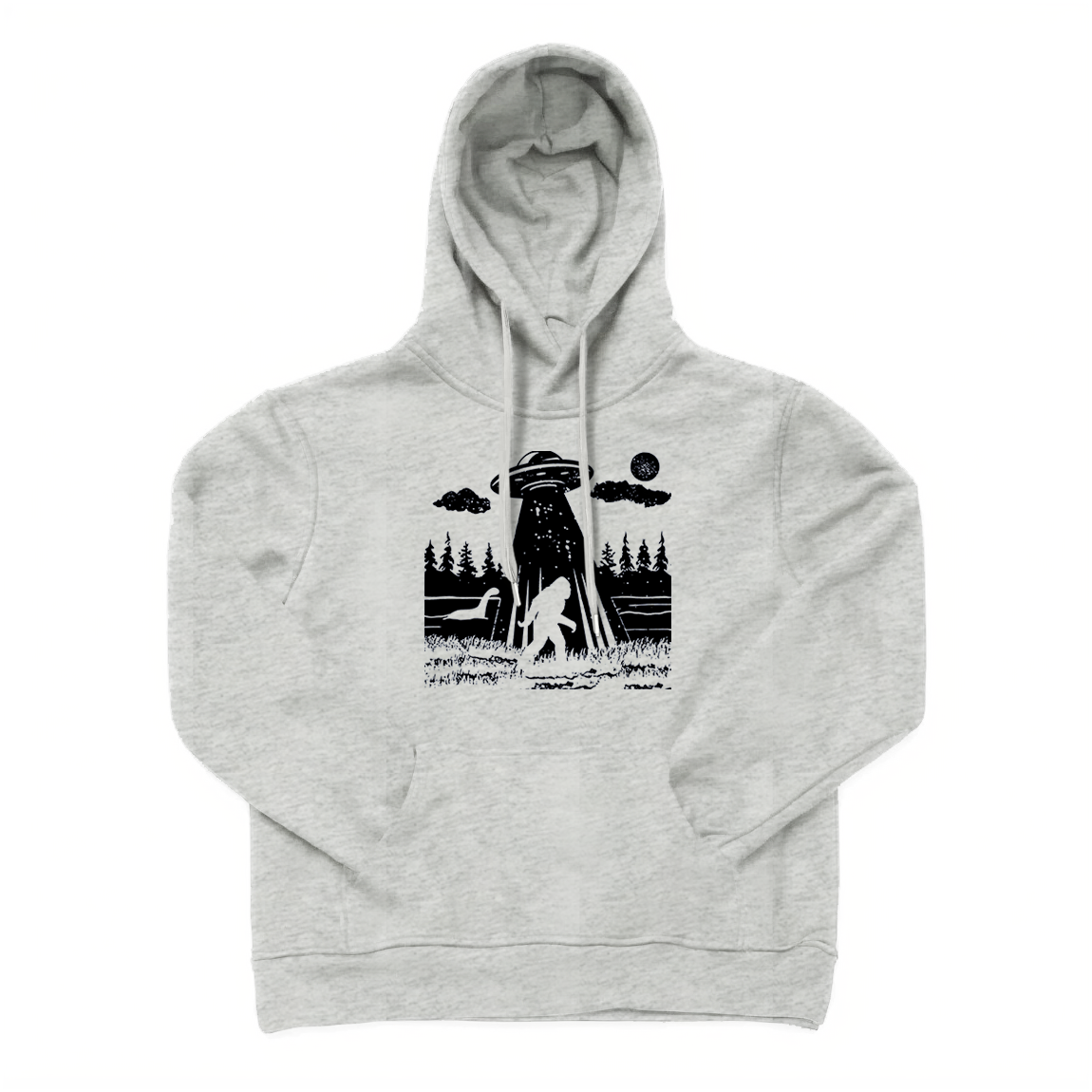 Bigfoot Camping Hiking Hoodie