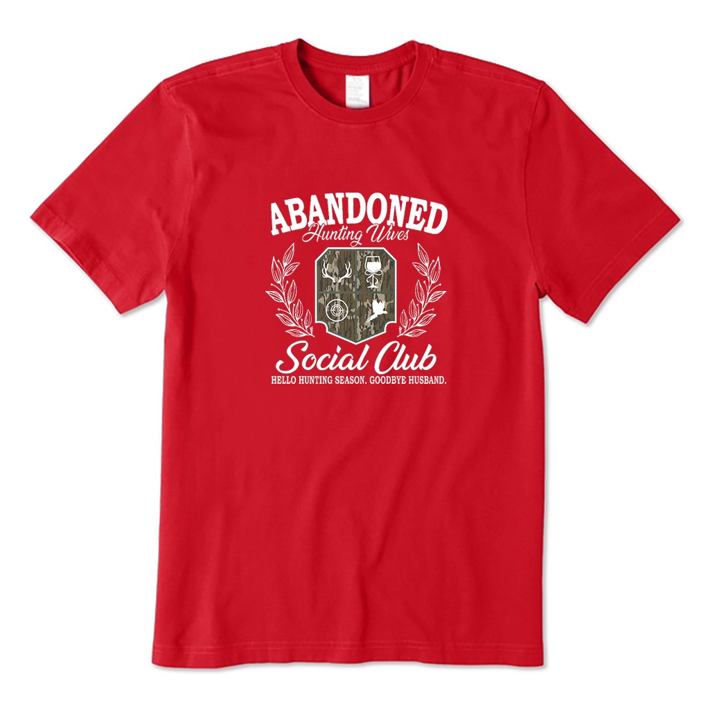 Abandoned Hunting Wife Social Club T-Shirt