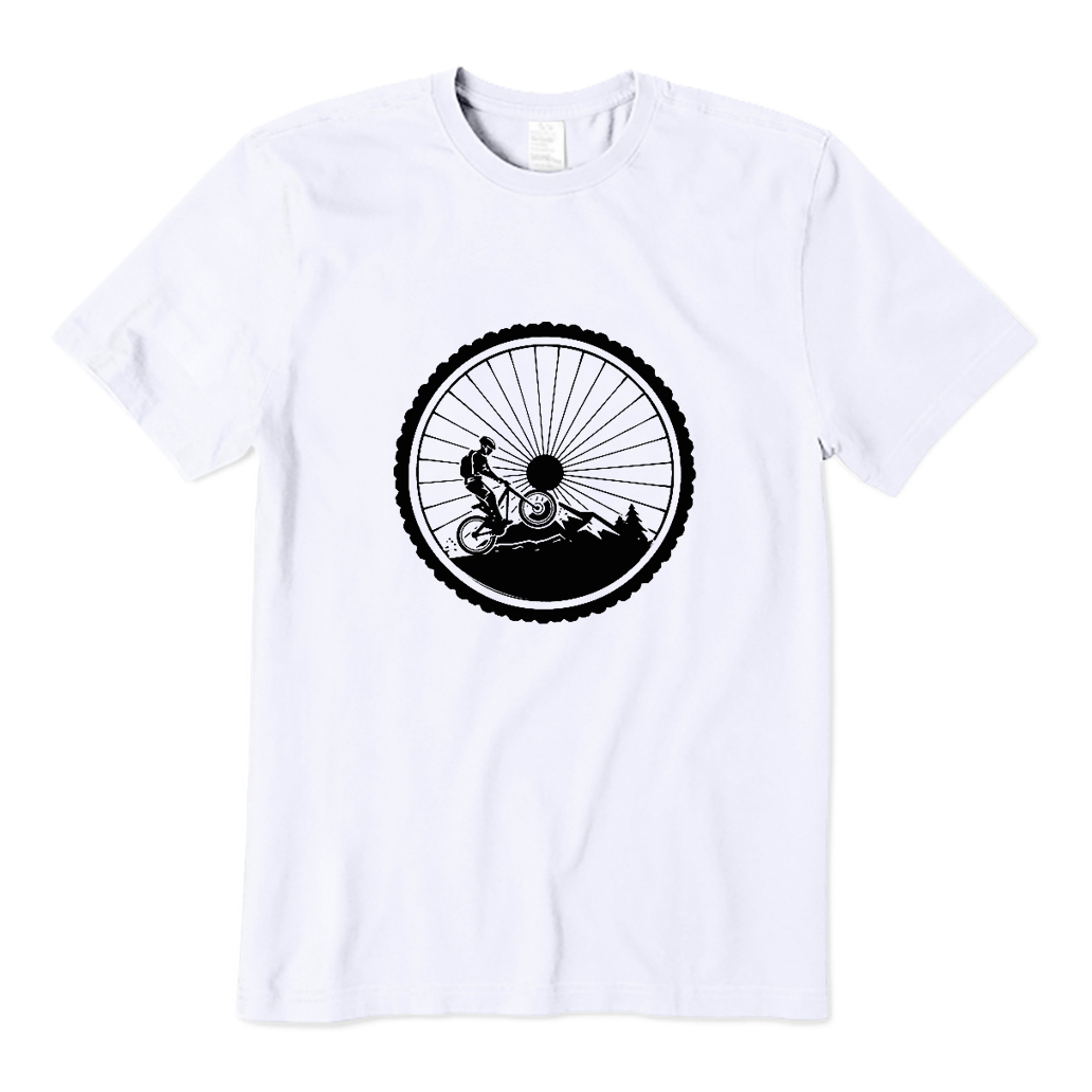 Mountain Bike Rider Sun & Nature T-shirt