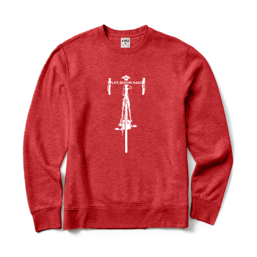 Funny Cyclist Life Behind Bars Crewneck Sweatshirt