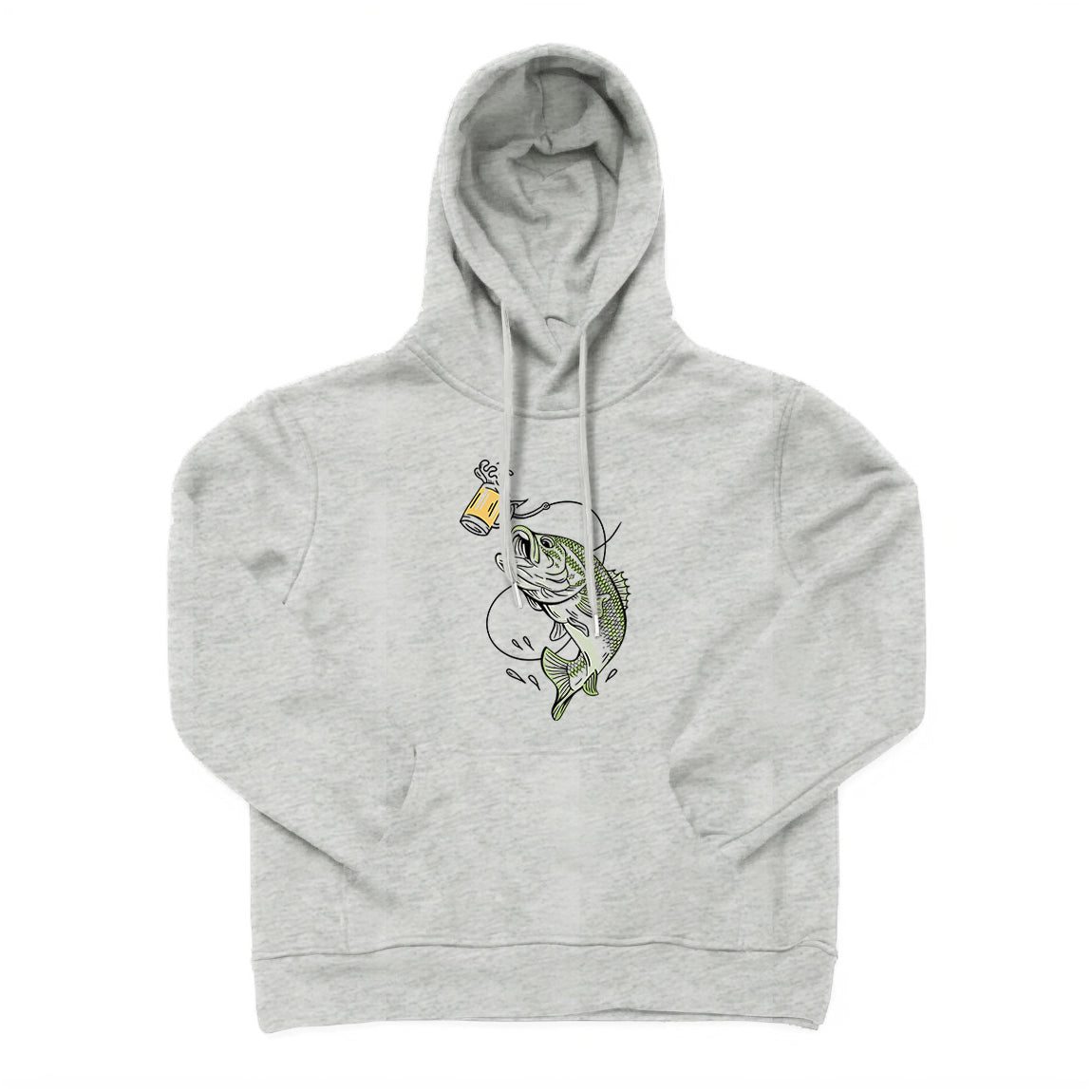 Lure Bass Beer Hoodie