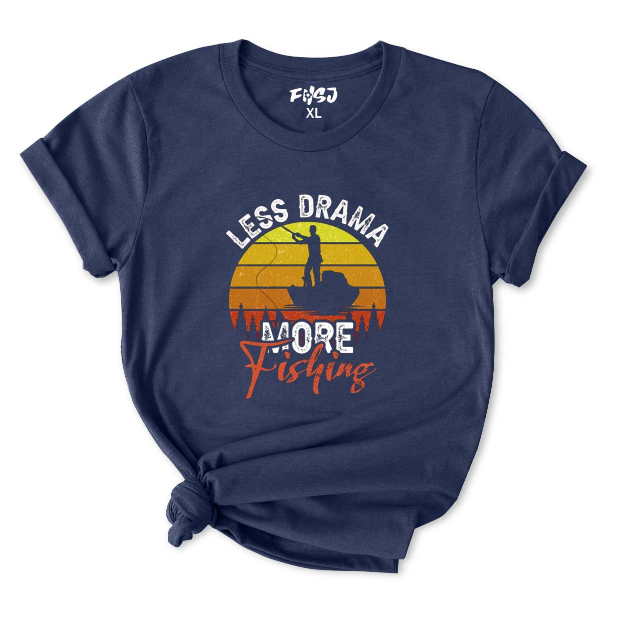 Less Drama More Fishing T-Shirt for Women