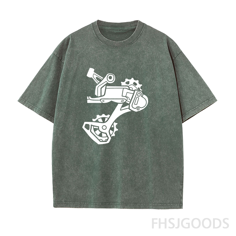 Rear Derailleur BIKE Unisex Distressed T-Shirt