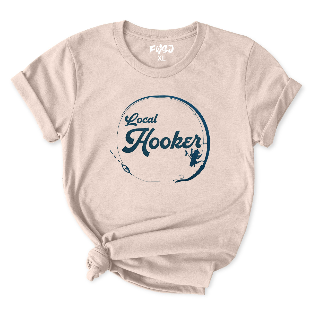 Local Hooker Fishing T-Shirt for Women