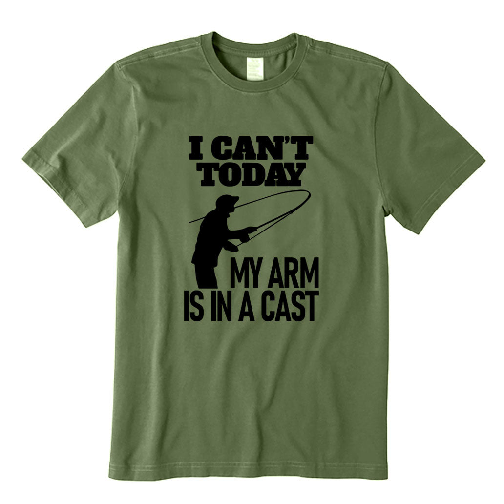 I Can't Today My Arm Is In A Cast T-Shirt
