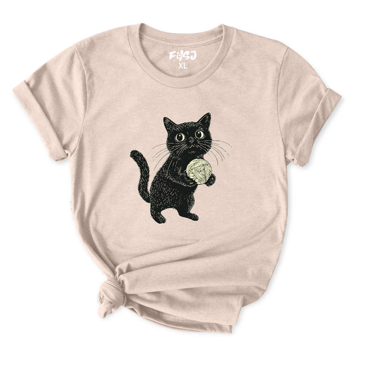 Cat Yarn T-Shirt for Women