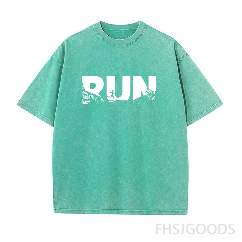 Run Unisex Distressed T-Shirt