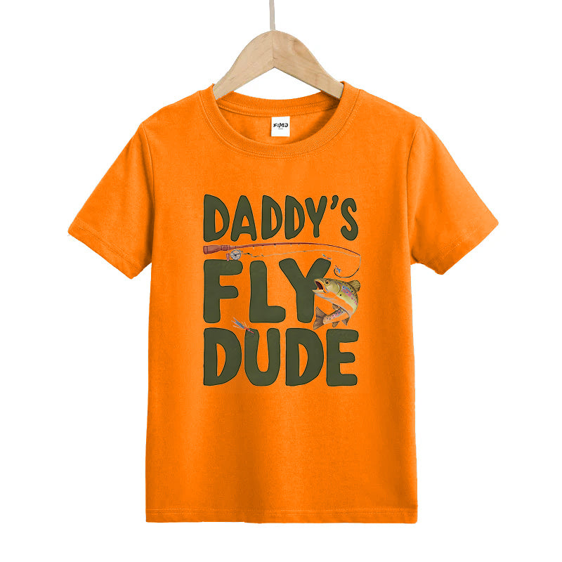 Daddy's Fly Dude Kids T-Shirt