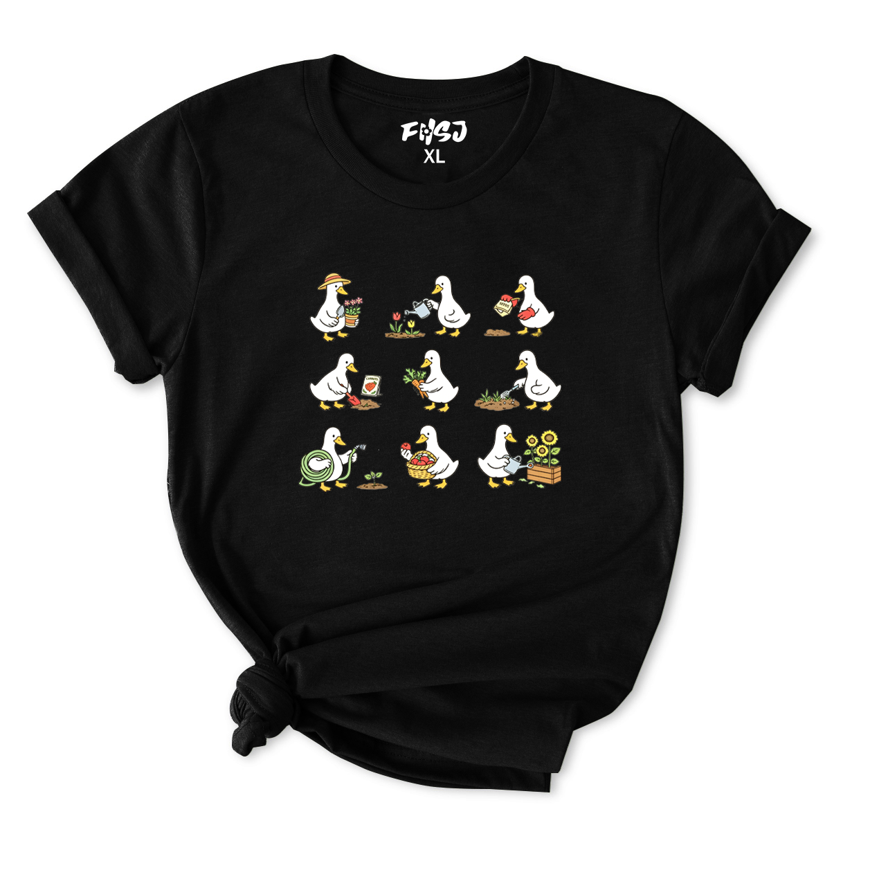 Cute Goose Gardener T-Shirt for Women